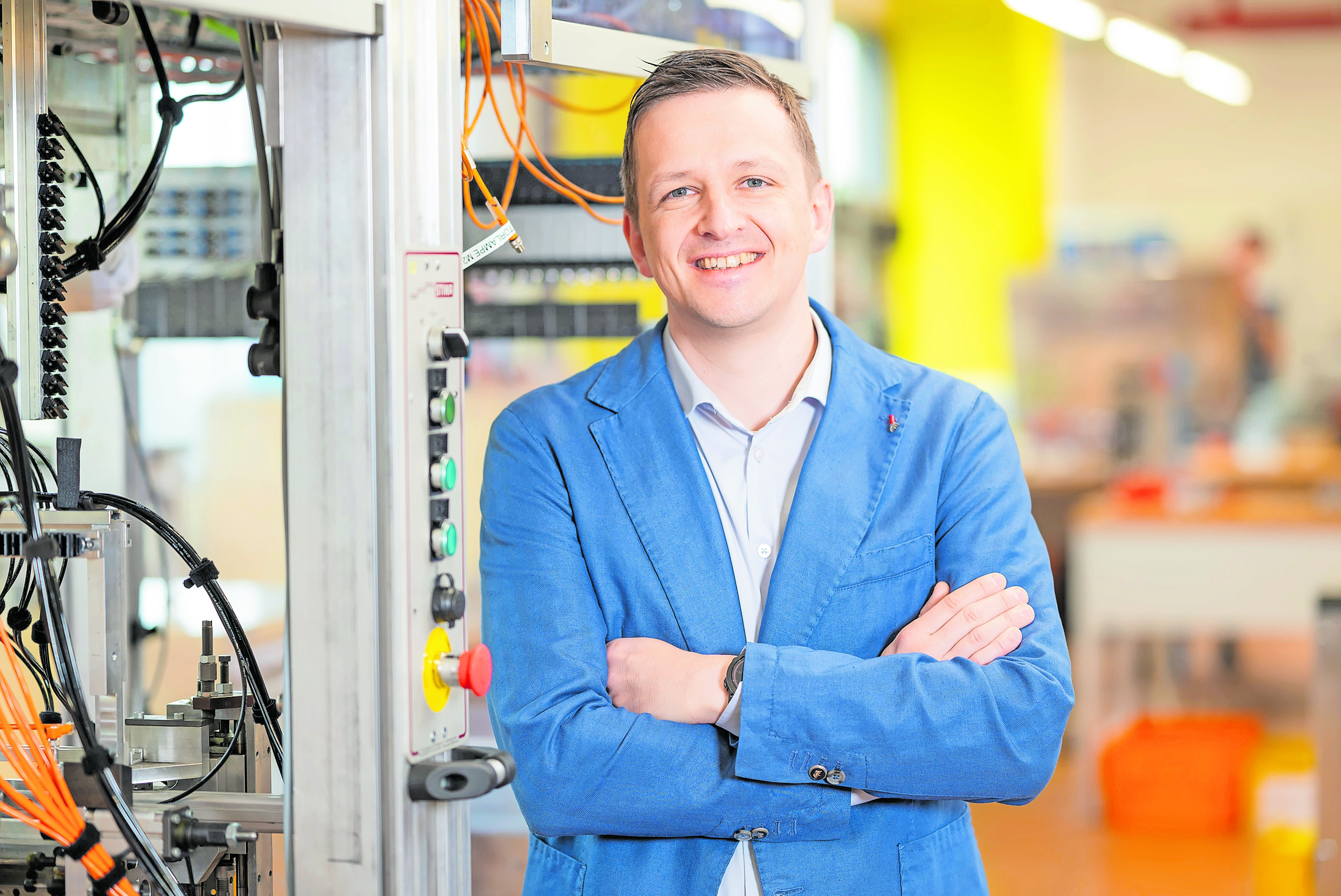 Robert Kaufmann, Ausbildungsleiter bei Blum